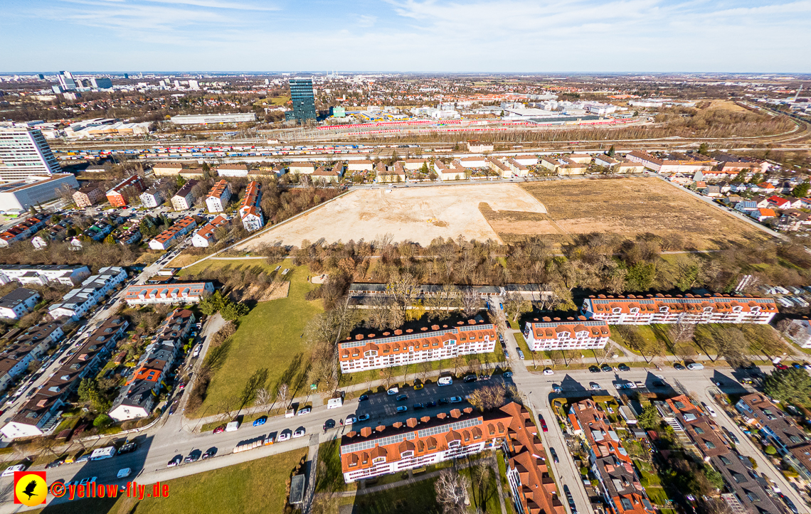 20.02.2023 - der Hachinger Bach zwischen Berg am Laim und Neuperlach